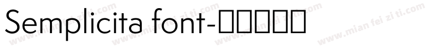 Semplicita font字体转换